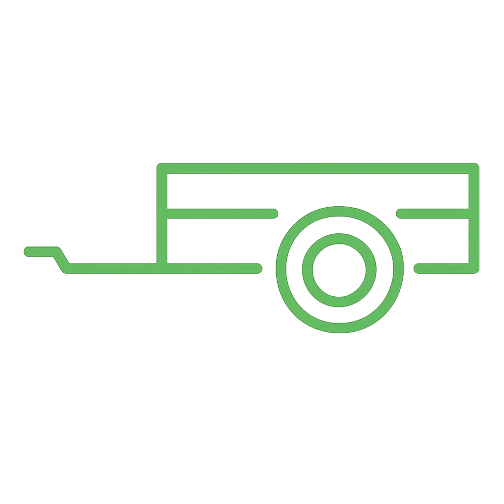 B-MS Bergmann Mobility Solutions - KFZ Vermietung - Trailer-Symbol